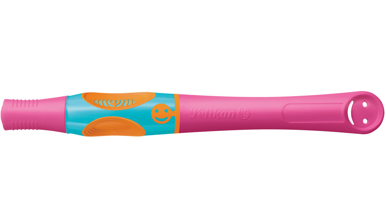 Pelikan-Griffix-Tintenroller-820486-Lovely-Pink-Rechtshander-Kappe-geschlossen-lafueliki