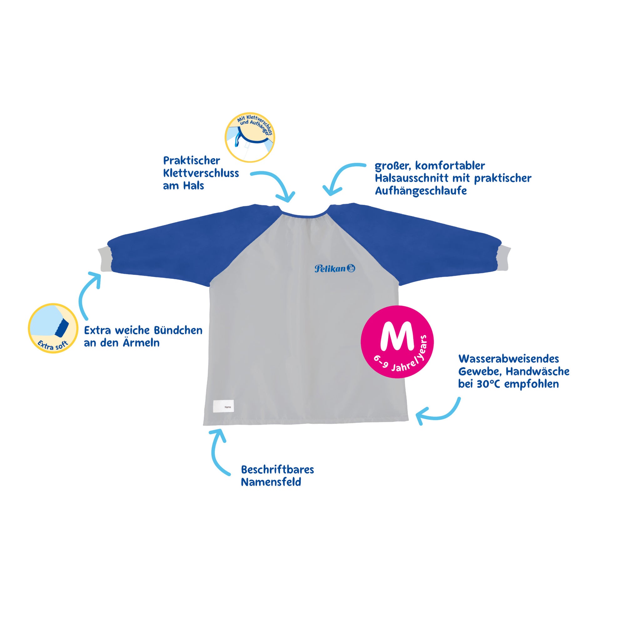 Pelikan-Malschuerze-blau-105353-vorteile-lafueliki