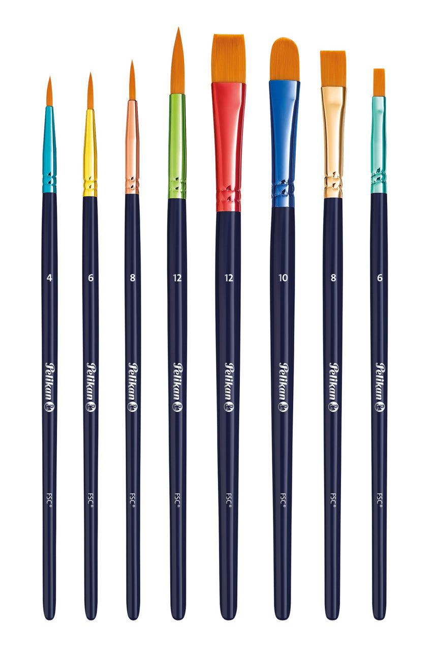 Pelikan-Premium-Schulpinsel-8-Set-701181-synthetikhaar-lose-lafueliki