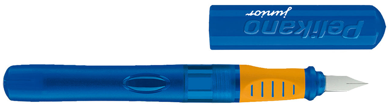 Pelikan-Schulfueller-Pelikano-Junior-fuer-Linkshaender-blau