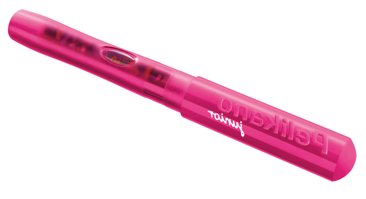 Pelikan-Schulfueller-Pelikano-Junior-fuer-Linkshaender-pink-zu