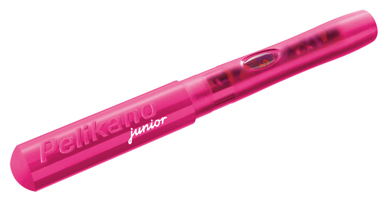 Pelikan-Schulfueller-Pelikano-Junior-fuer-Rechtshaender-pink-zu