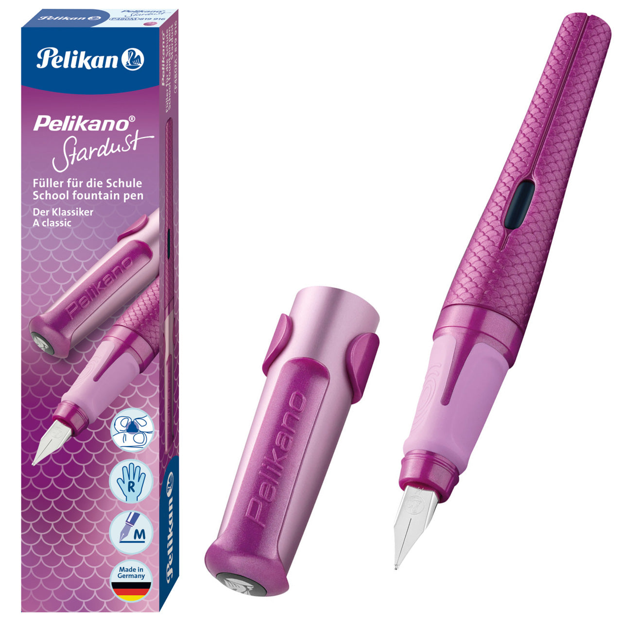 Pelikan-Schulfueller-Pelikano-M-Stardust-819916-Rechtshaender-fueller-lafueliki