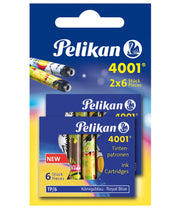 Pelikan-Standard-Patronen-bunt-bedruckt-6er-Doppelpack-Tintenpatronen-4001-lafueliki