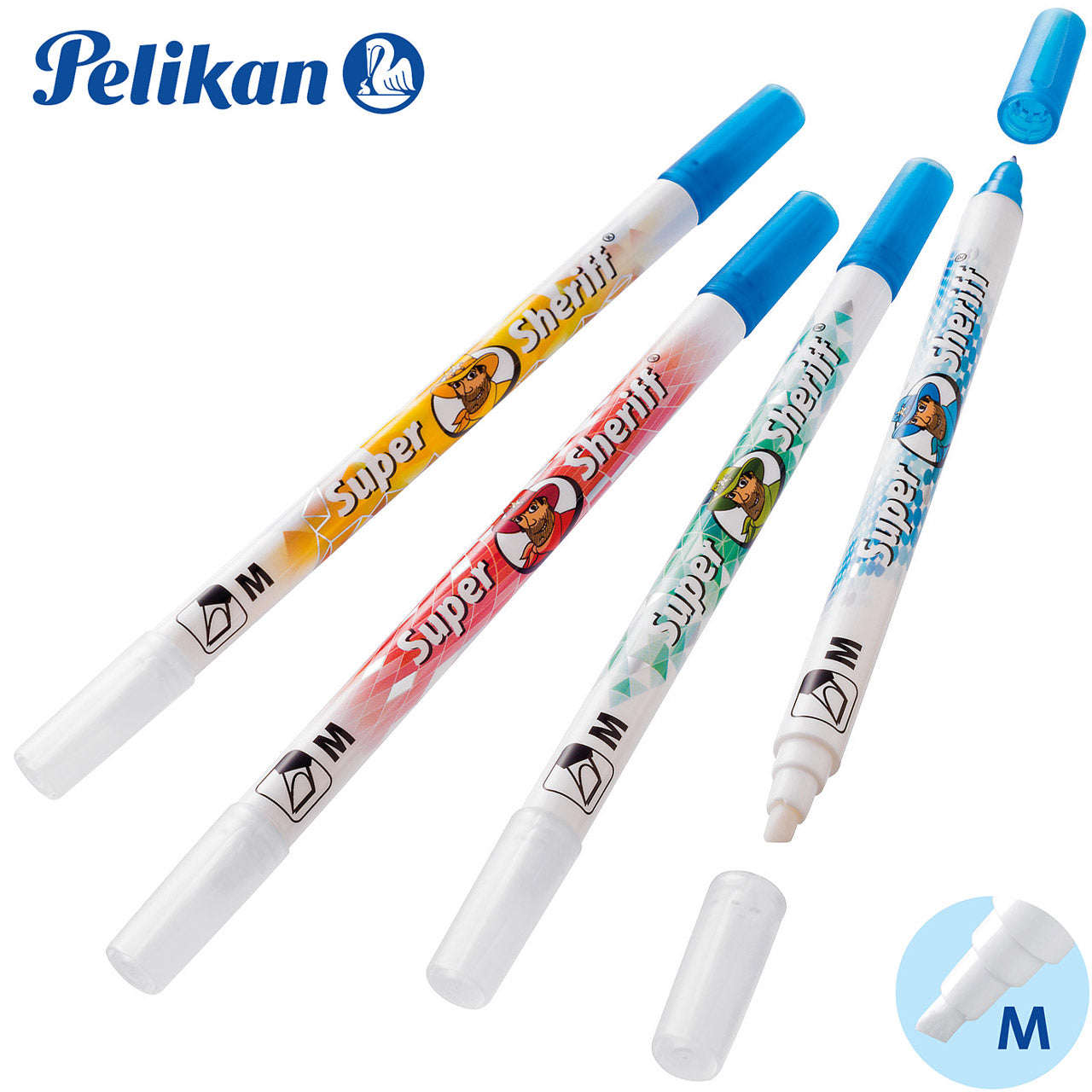 Pelikan-Tintenloescher-tintenkiller-Super-Sheriff-2-Stueck-Set-lafueliki
