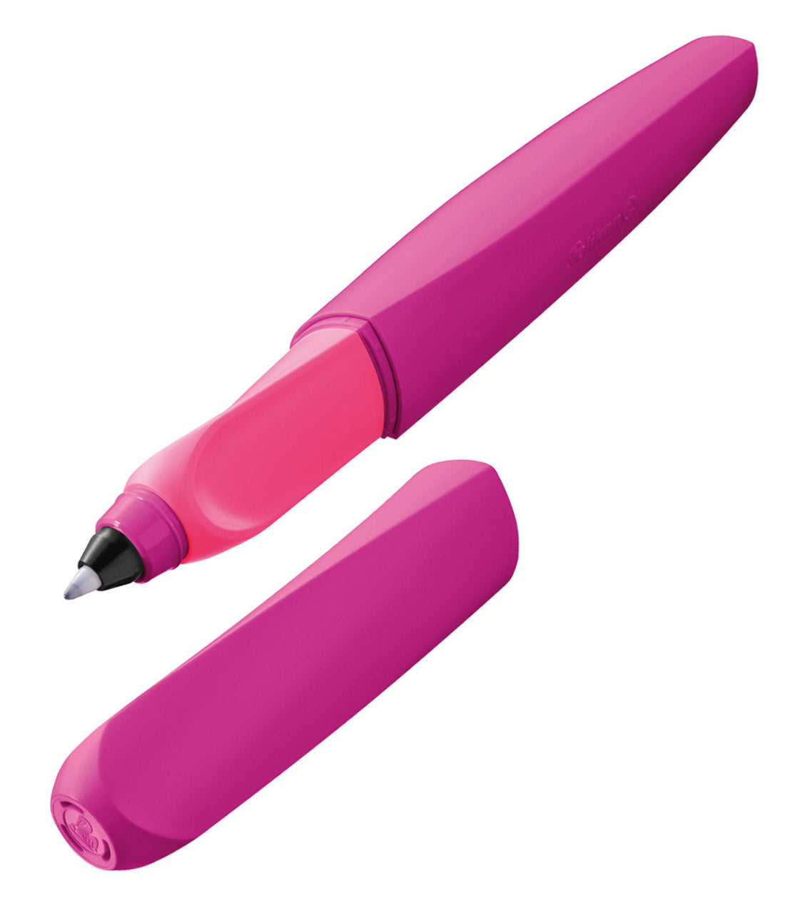 Pelikan-Tintenroller-Twist-Neon-Plum-offen-lafueliki