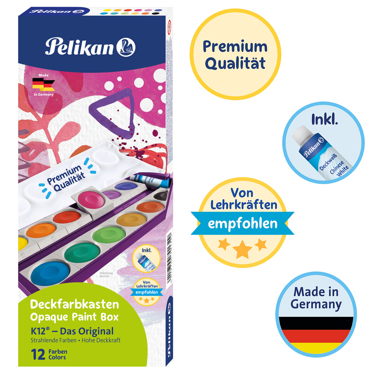 PELIKAN Deckfarbkasten K12 ECO* im Angebot – Aktuelle Preise & Schnäppchen PELIKAN Deckfarbkasten K12 ECO* im Angebot – Aktuelle Preise & Schnäppchen