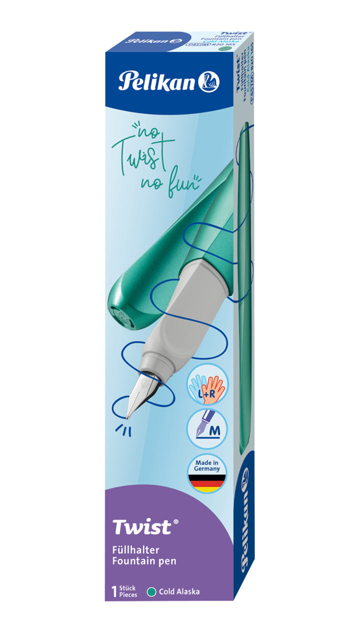 Pelikan-Twist-Fuellhalter-Linkshaender-Rechtshaender-820165-Fueller-M-Cold-Alaska-ovp-lafueliki
