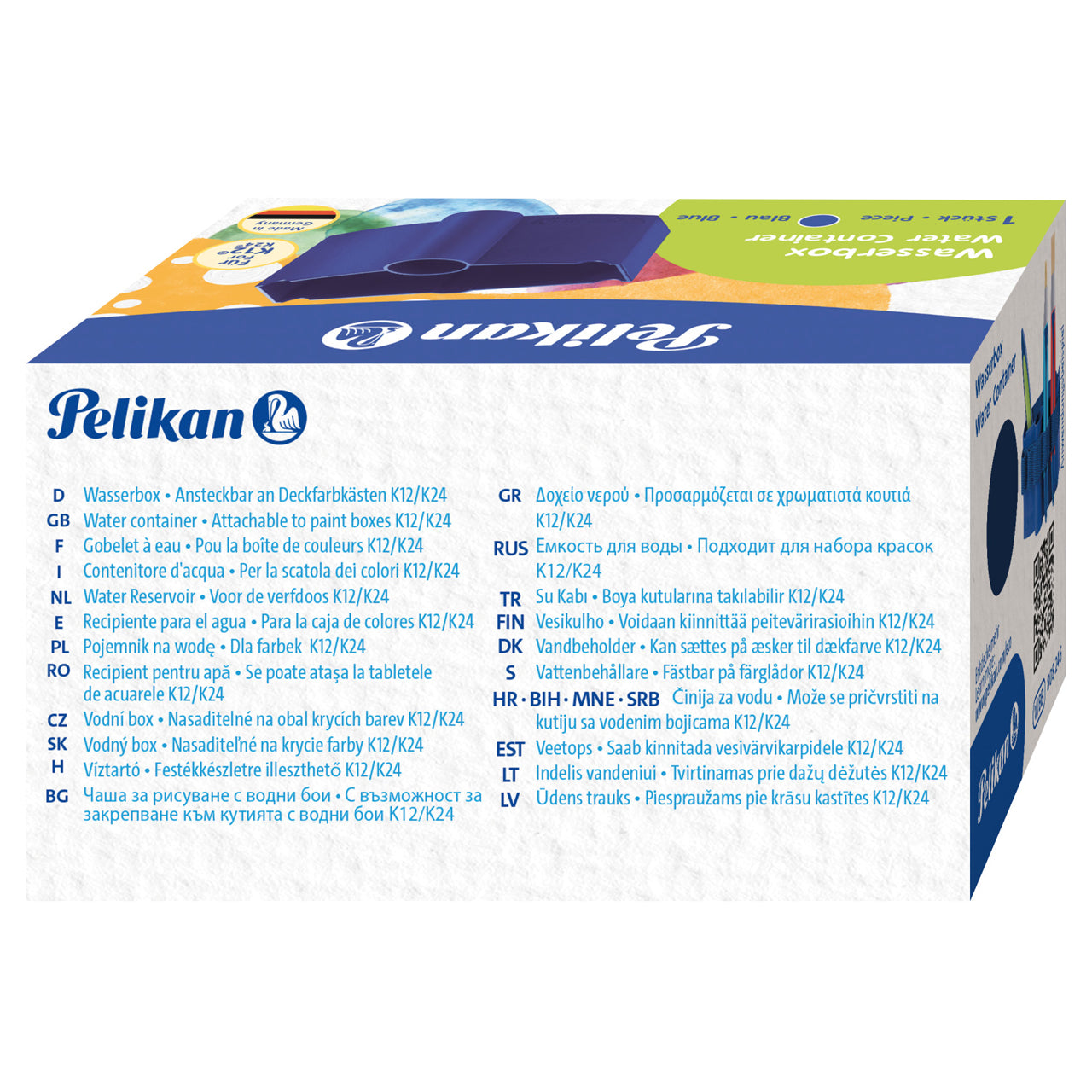 badespielzeug aufbewahrung pelikan Pelikan Wasserbehälter · blau · für K12® K24® Deckfarbkasten – LAFÜLIKI