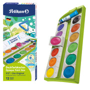 Pelikan-Wasserfarbkasten-Deckfarbkasten-K12-12-Farben-gruen-701310-kaufen-schulbedarf-lafueliki
