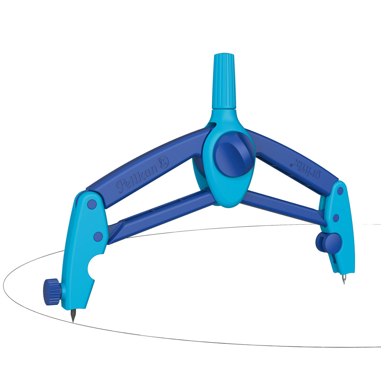 Pelikan-Zirkel-griffix-Blau-kreis-lafueliki
