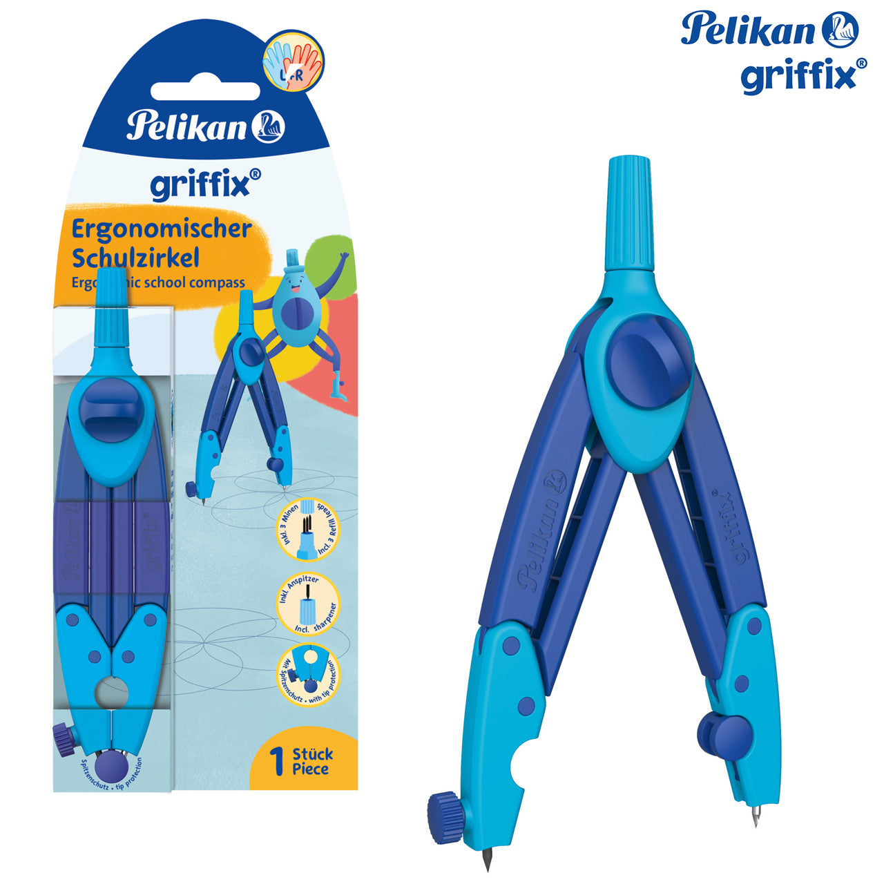 Pelikan-Zirkel-griffix-Blau-schulzirkel-kaufen-lafueliki