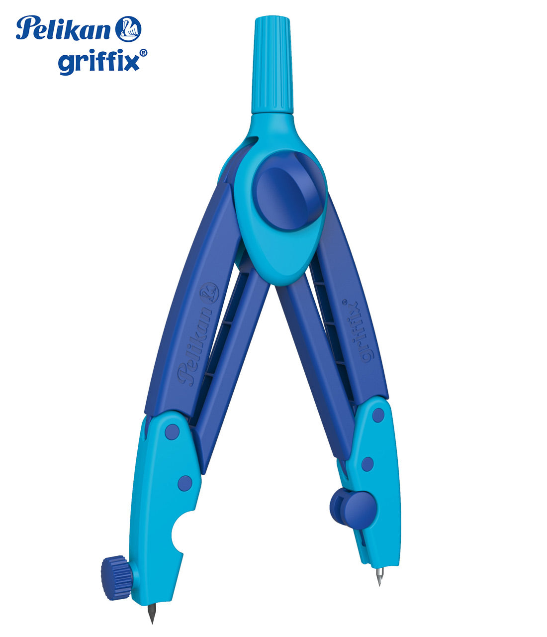 Pelikan-Zirkel-griffix-Blau-schulzirkel-lafueliki