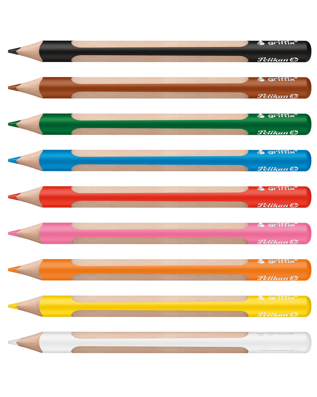 Pelikan-griffix-Buntstifte-9er-Set-alle-stifte-Vorschule-Grundschule-lafueliki