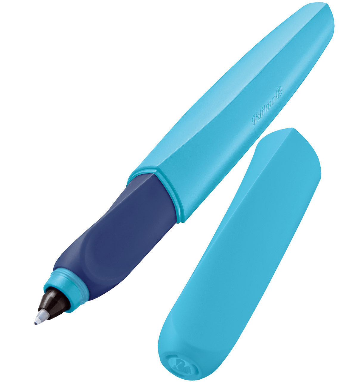 Pelikan-tintenroller-Twist-blau-offen