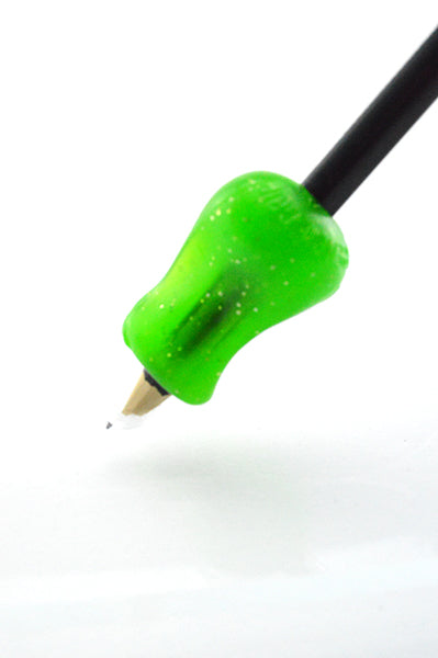 Pencil-Grip-Stabigrip-mini-glitzer-Stift-gr-n