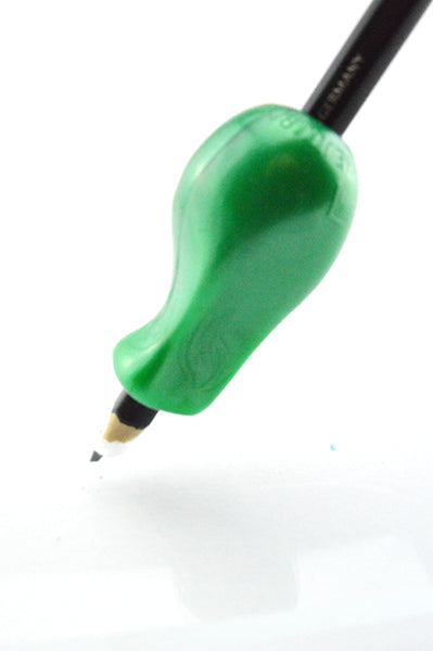 Pencil-Jumbo-Grip-Stabigrip-maxi-metallic-Stift-gr-n