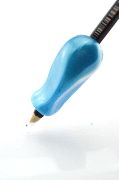 Pencil-Jumbo-Grip-Stabigrip-maxi-metallic-Stift-hellblau