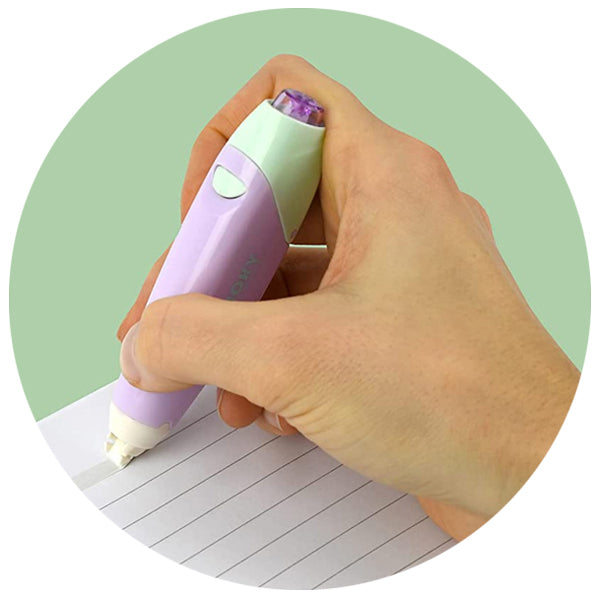 Pentel-Knoky-Korrekturroller-Druckmechanik-Korrektur-lafueliki