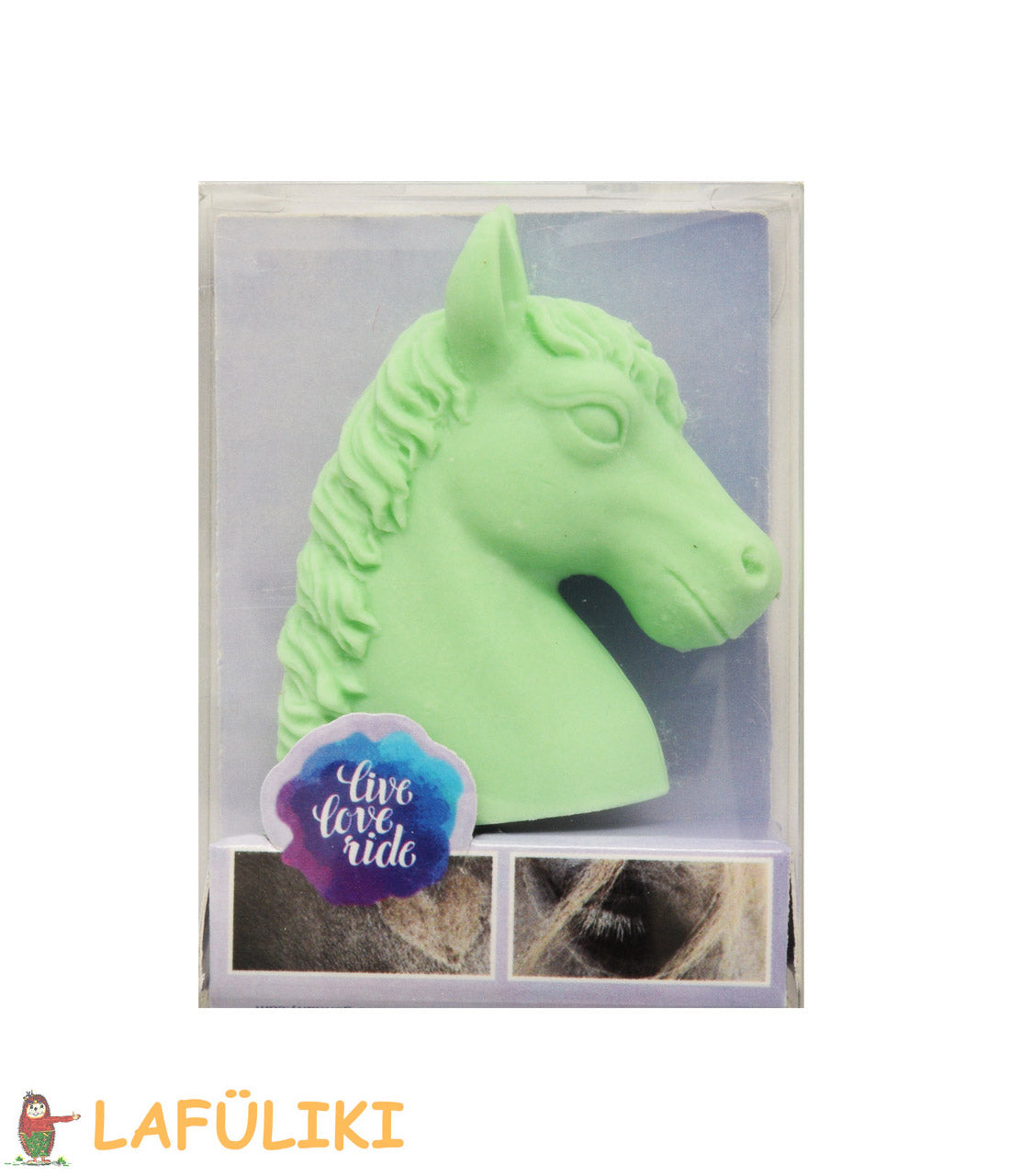 Pferdekopf-Radiergummi-pferdradierer-mint-ovp