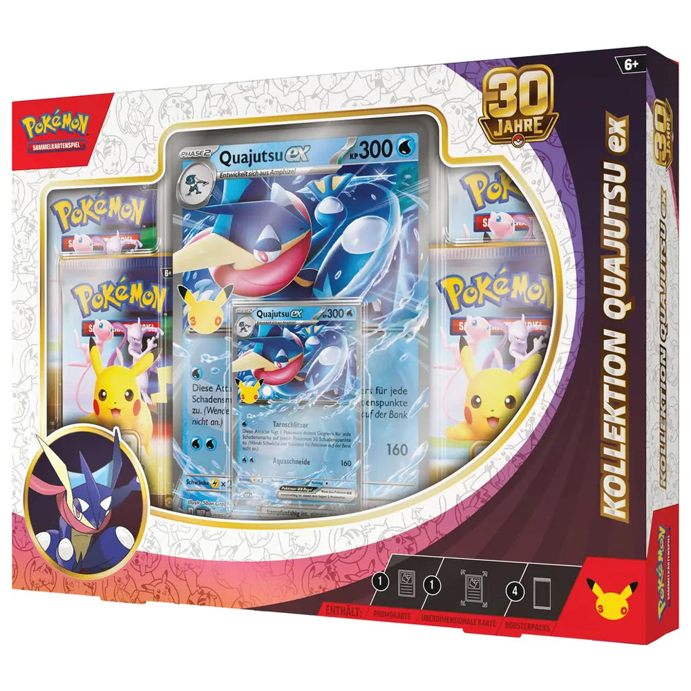 Pokémon 30 Jahre Kollektion · Quajutsu-ex · Deutsch