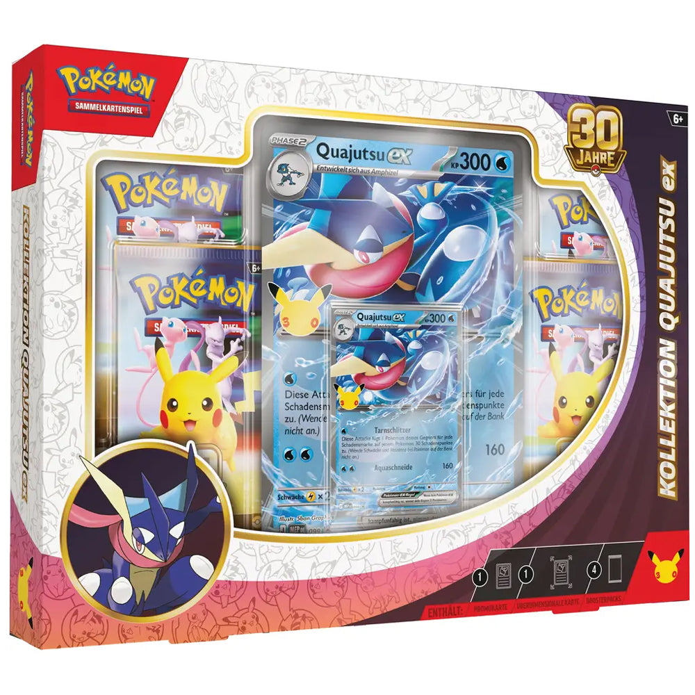 Pokémon 30 Jahre Kollektion · Quajutsu-ex · Deutsch