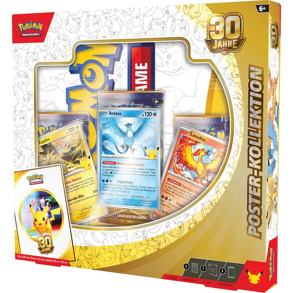 Pokémon 30 Jahre Poster-Kollektion · Deutsch