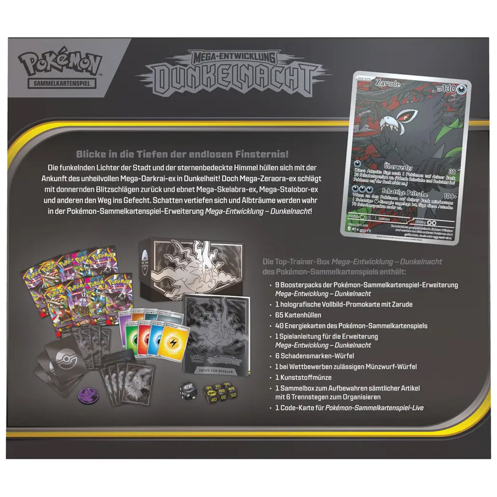 Pokémon Dunkelnacht · Top-Trainer-Box · Deutsch · TTB