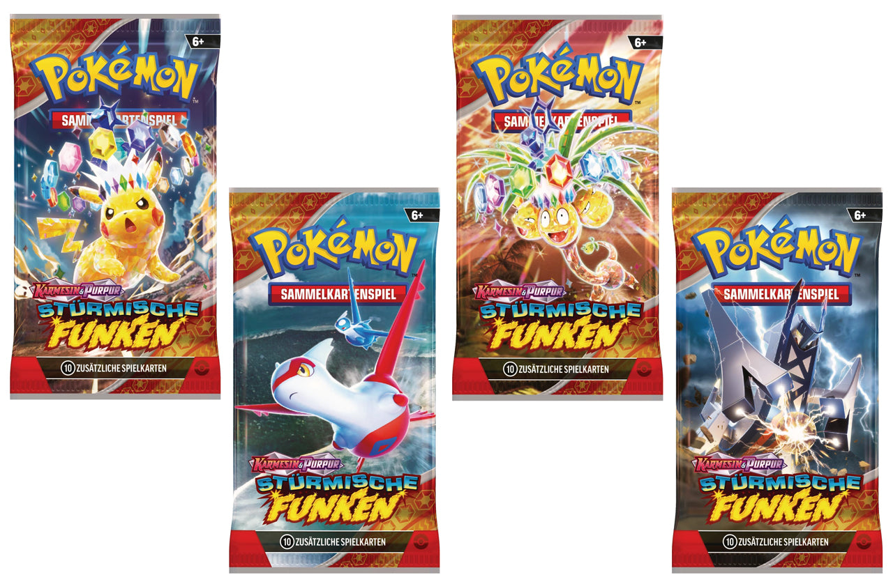 Pokemon-TCG-Karmesin-Purpur-KB8-Stuermische-Funken-DE-Sammelkarten-Booster-Motiv-kaufen-lafueliki