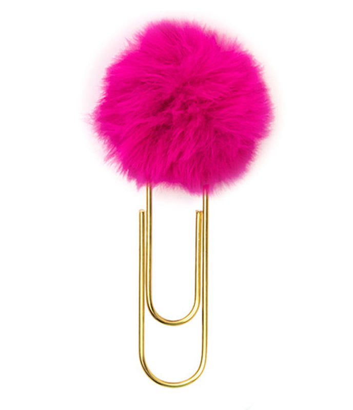 Puschel-Bueroklammer-XL-Lesezeichen-mit-Puschel-pink-951908-Trendhaus-lafueliki