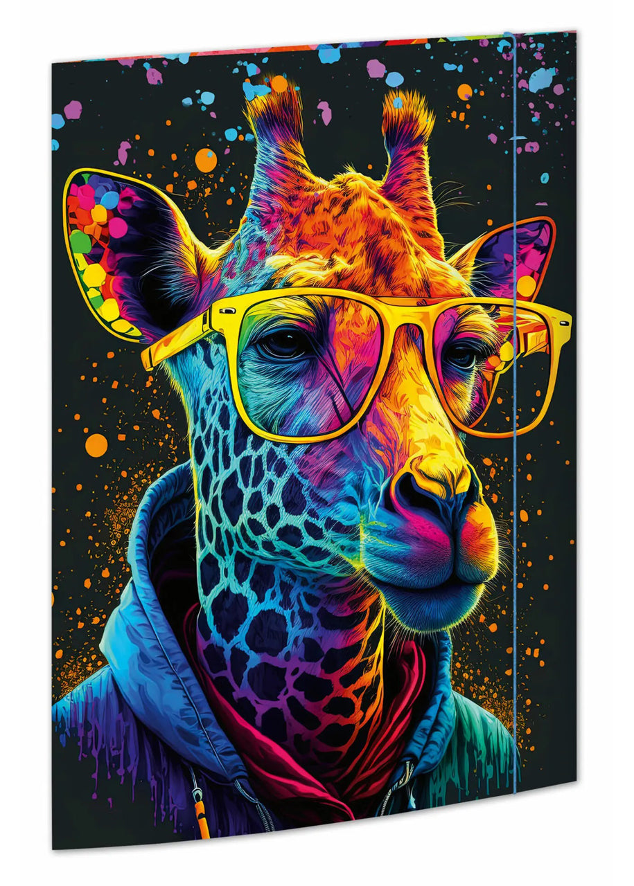 RNK-Verlag-Sammelmappe-A3-Neon-Retro-Art-Karton-45379-zeichenmappe-4002871453790-kaufen-lafueliki