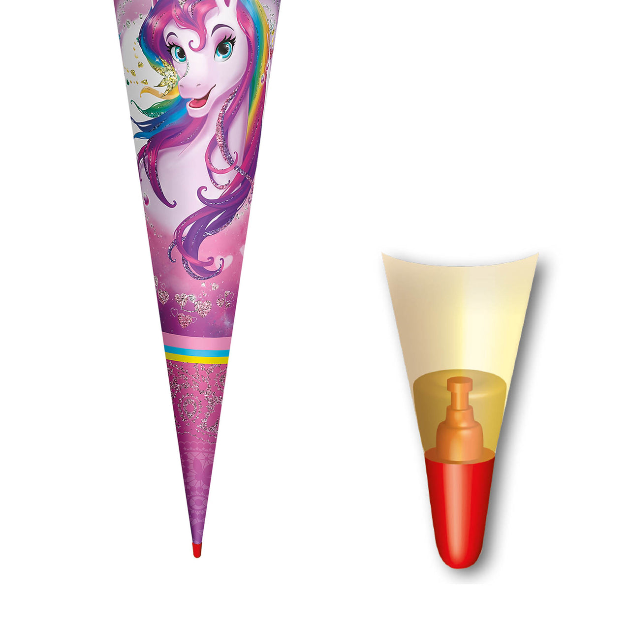 ROTH-Schultuete-Einhornportrait-Glitzer-70cm-Rund-677489-4028279884011-holzspitze-lafueliki