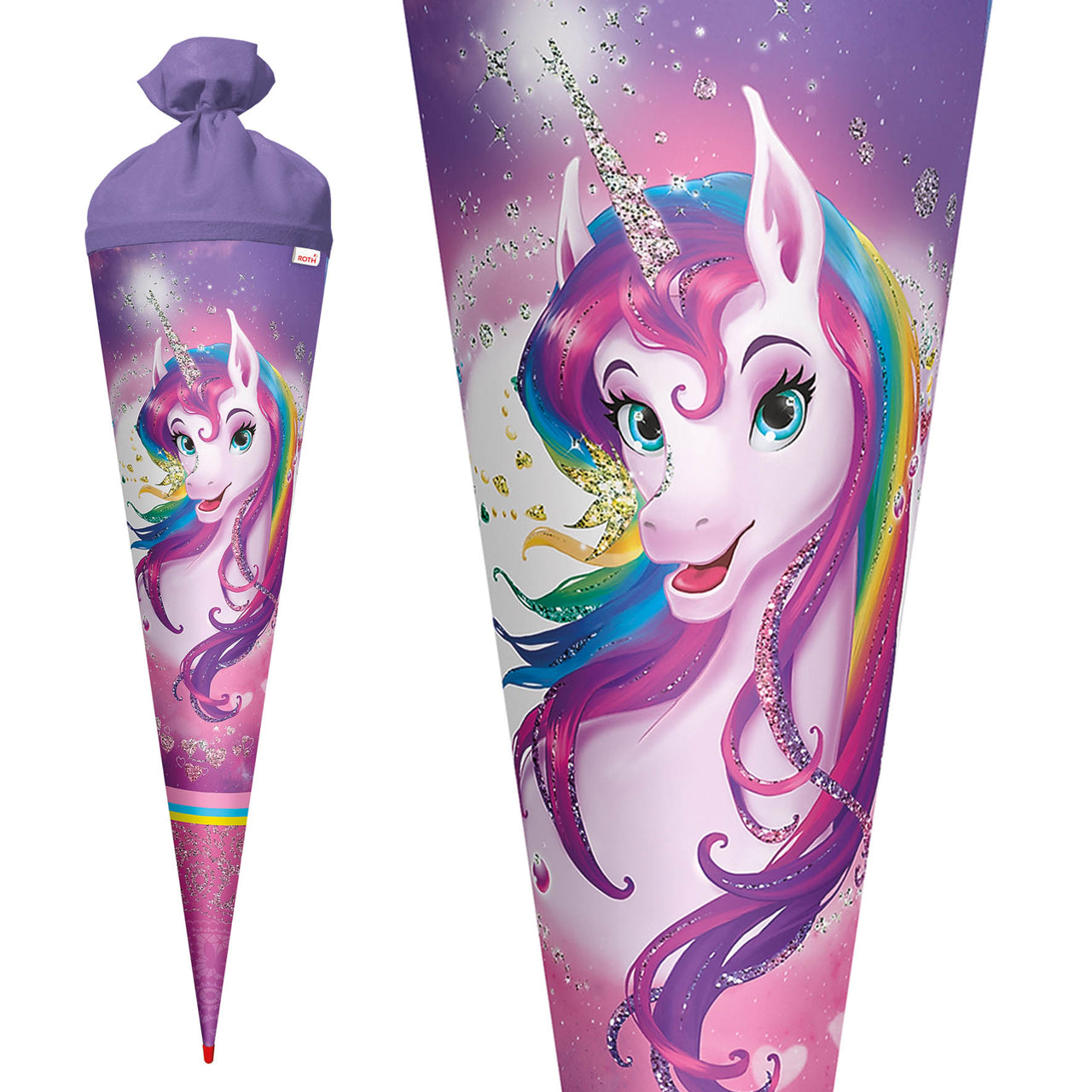ROTH-Schultuete-Einhornportrait-Glitzer-70cm-Rund-677489-4028279884011-online-kaufen-lafueliki