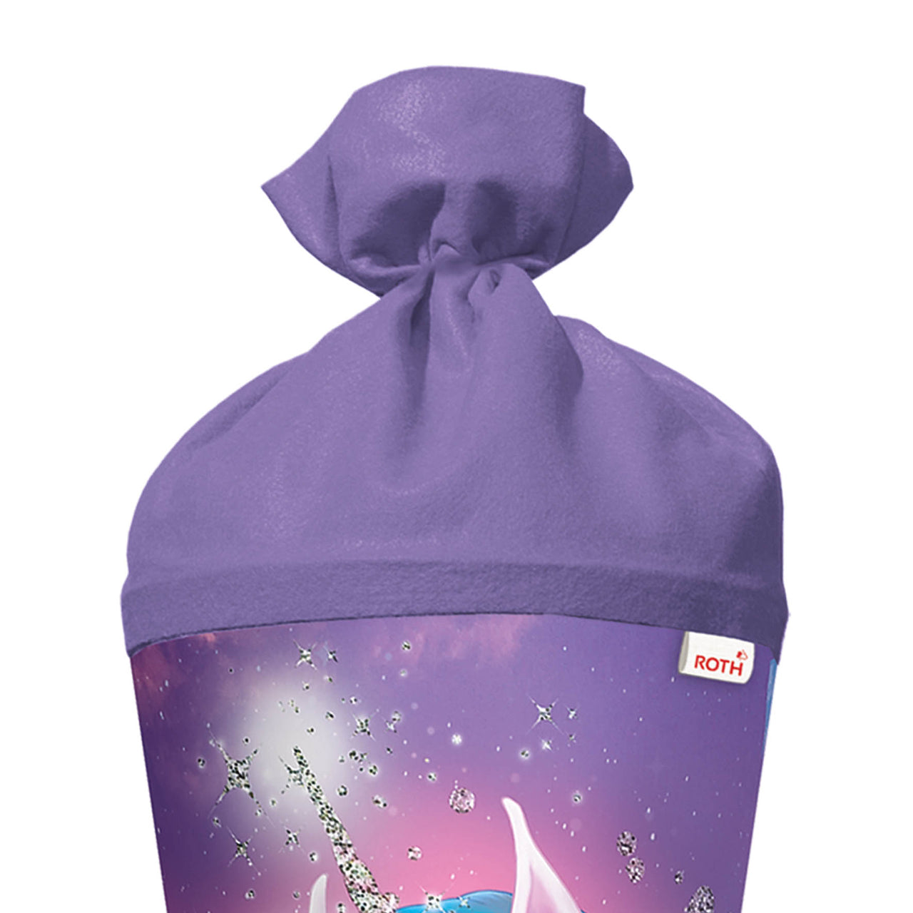 ROTH-Schultuete-Einhornportrait-Glitzer-70cm-Rund-mit-Filz-677489-4028279884011-lafueliki