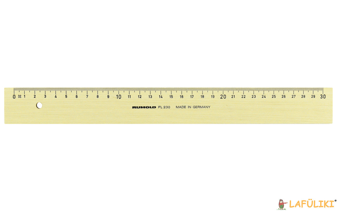 RUMOLD-Holzlineal-30cm-FL230-schullineal-aus-Holz-1776-tuschkanten-lafueliki