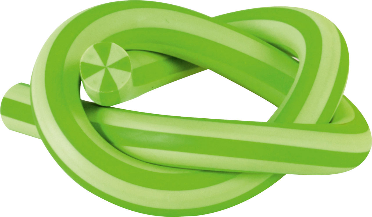 Radierschlange-Streifen-hellgruen