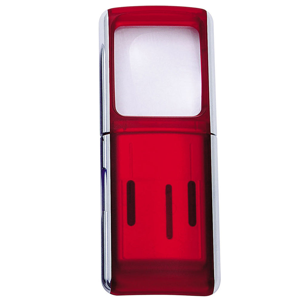 Rechtecklupe mit LED-Beleuchtung, inkl. Batterien