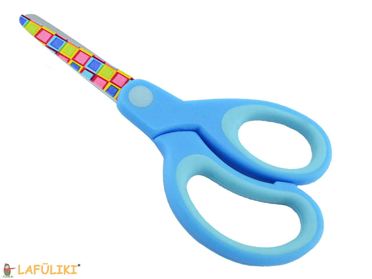 Rechtshaender-Design-Bastelschere-rund-blau-lafueliki