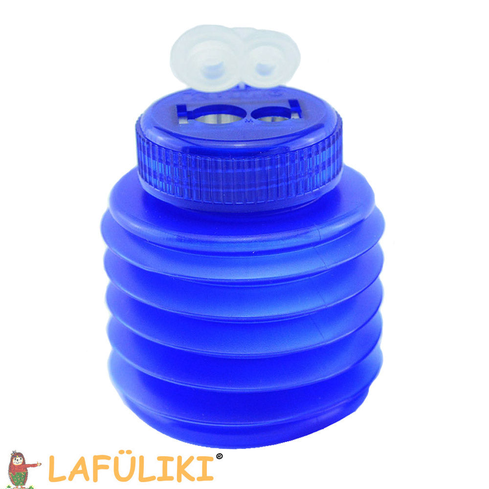 Rechtshaender-Doppeldosenspitzer-Ziehharmonikaform-blau-lafueliki