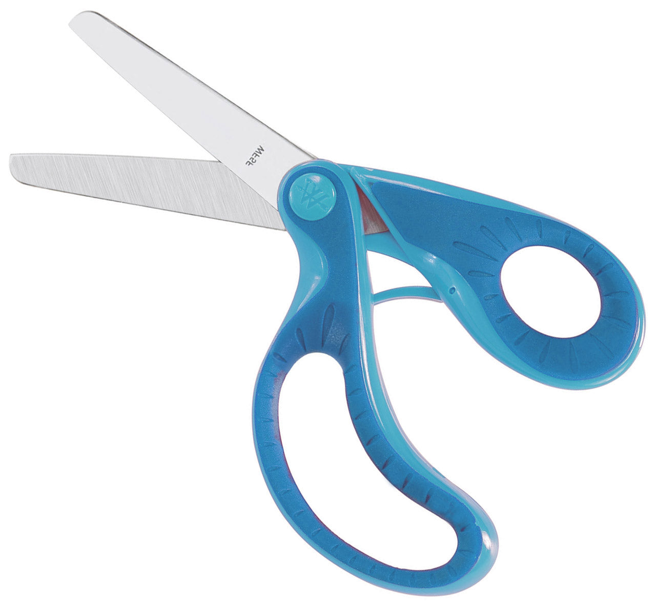 Rechtshaender-Kinderschere-federergo-jr-hellblau