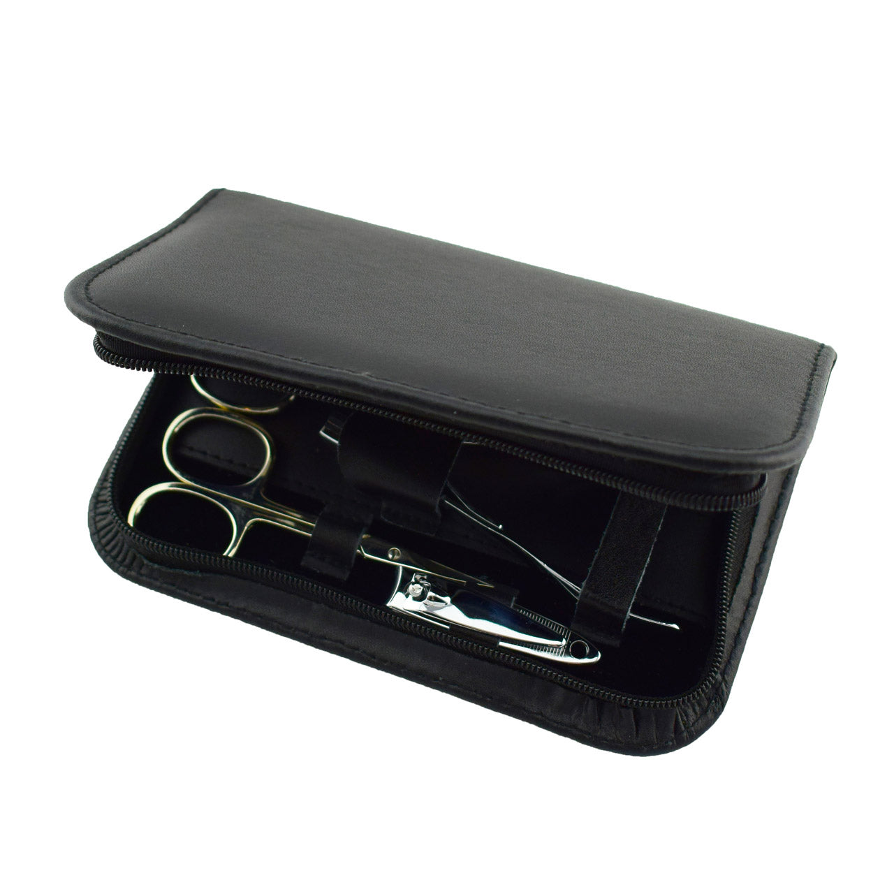 Rechtshaender-Manikuereset-10tlg-offen-linkshand-schwarz