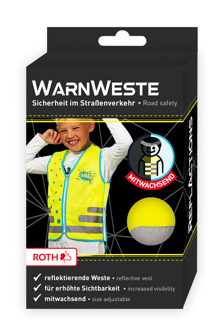 Roth-Warnweste-fuer-Kinder-Roar-reflektierend-gelb-89316-Roar-ovp-lafueliki