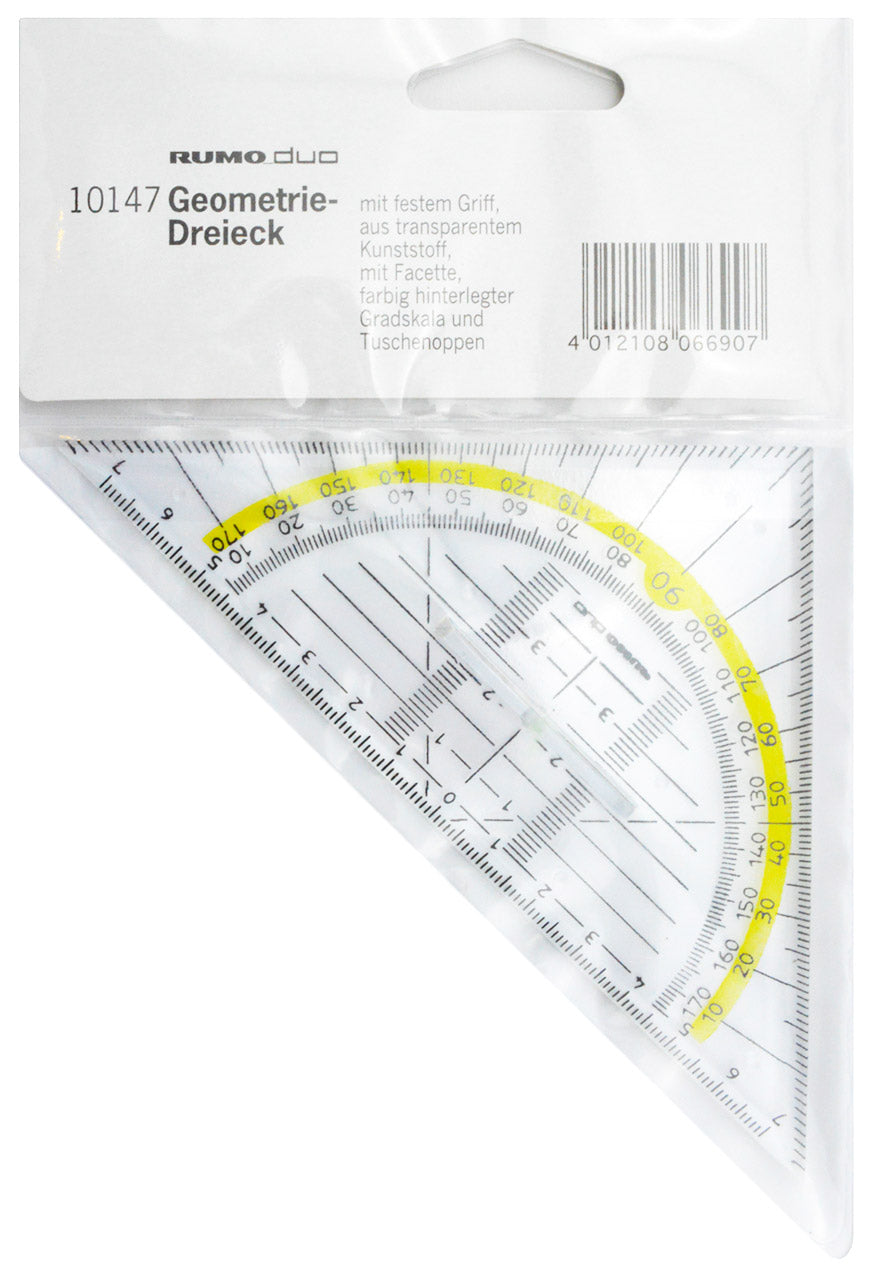 Rumold-Geodreieck-mit-festem-Griff-Rumo-DUO-16-cm-ovp
