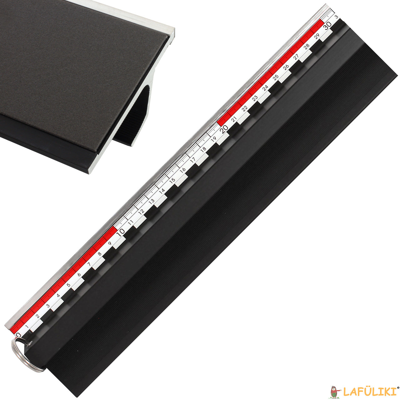 Rumold-Schneidelineal-mit-Griff-Fingerschutz-30-cm-Aluminium-690-30-lafueliki