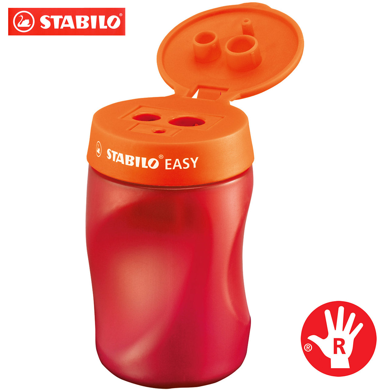 STABILO-Dosenspitzer-EASY-4502_3-rot-ergonomischer-3in1-Spitzer-lafueliki