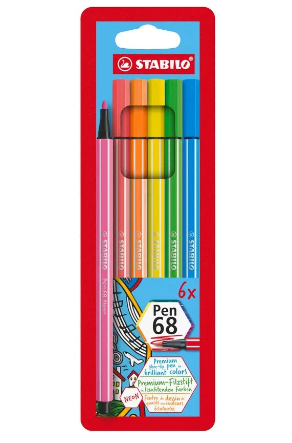 STABILO-Pen-68-Premium-Filzstift-6er-Set-Neon-6806-1-4006381132503-online-kaufen-lafueliki