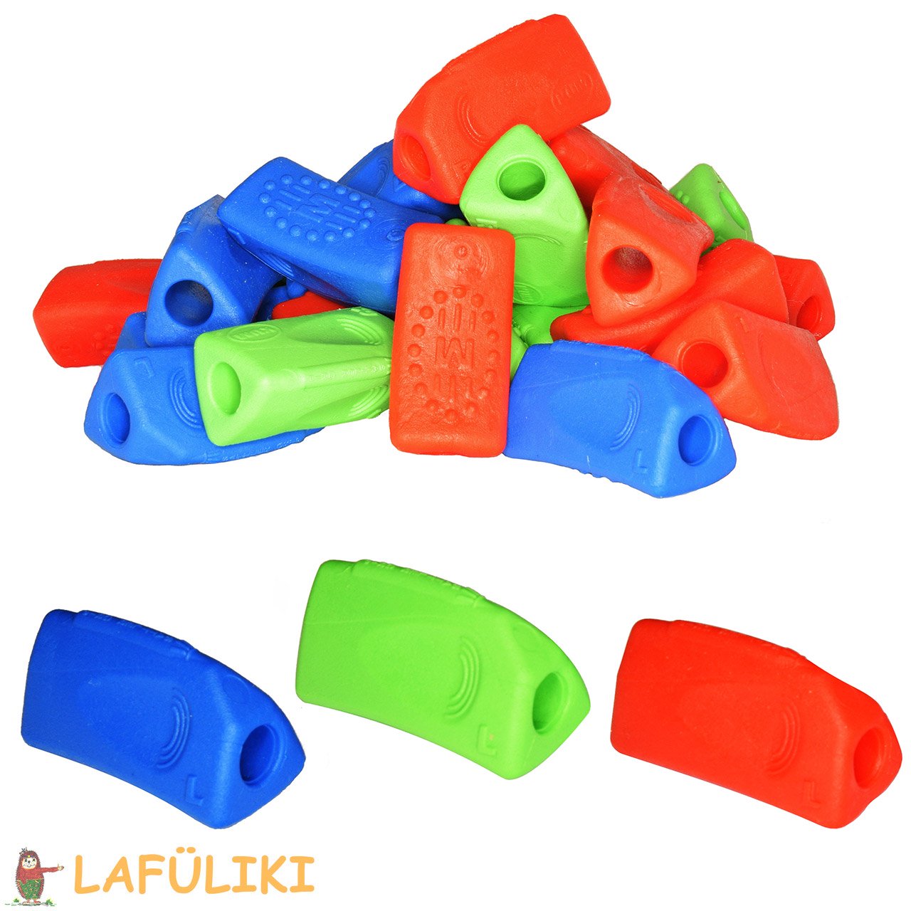 Kum Sattler Tri Grip drei-flächige Schreibhilfe in rot, blau oder grün