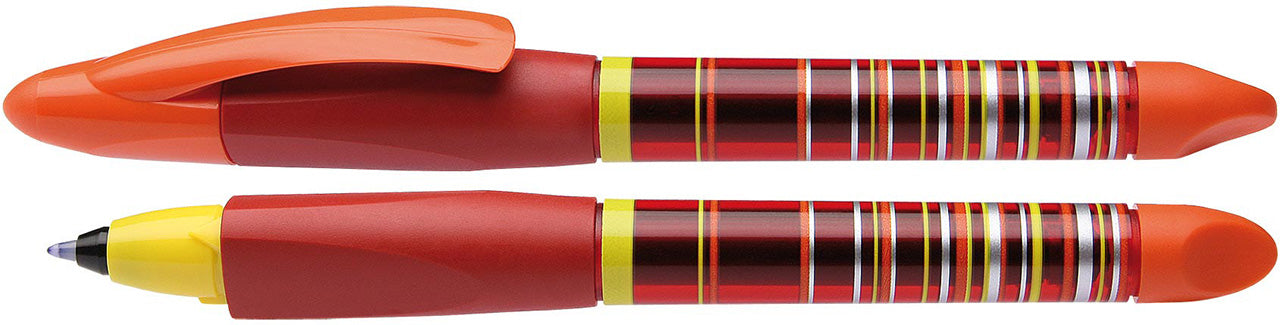 Schneider-Base-Ball-Tintenroller-LH-RH-Ringe-rot