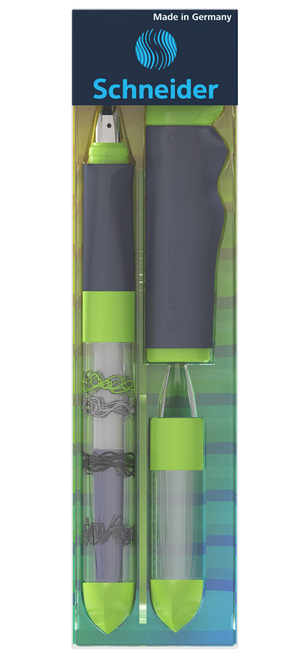 Schneider-Base-Kid-Fueller-grau-gruen-fuer-Linkshaender-2018-OVP-162921