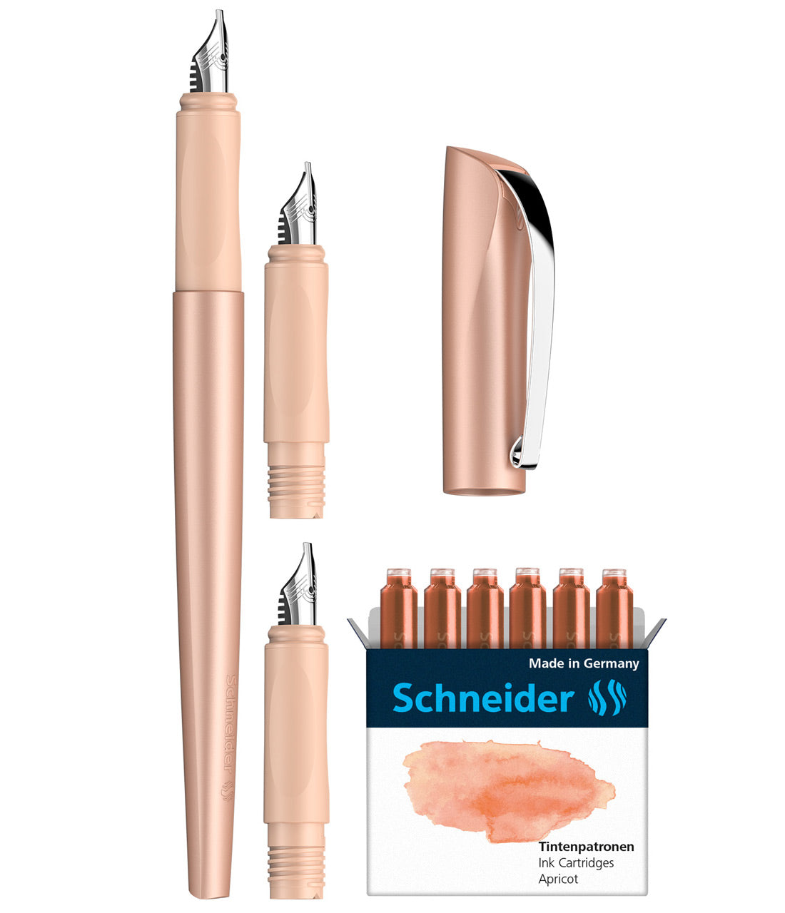 Schneider-Kalligrafie-Fueller-Callissima-Geschenkset-Aprikot-lose-143806